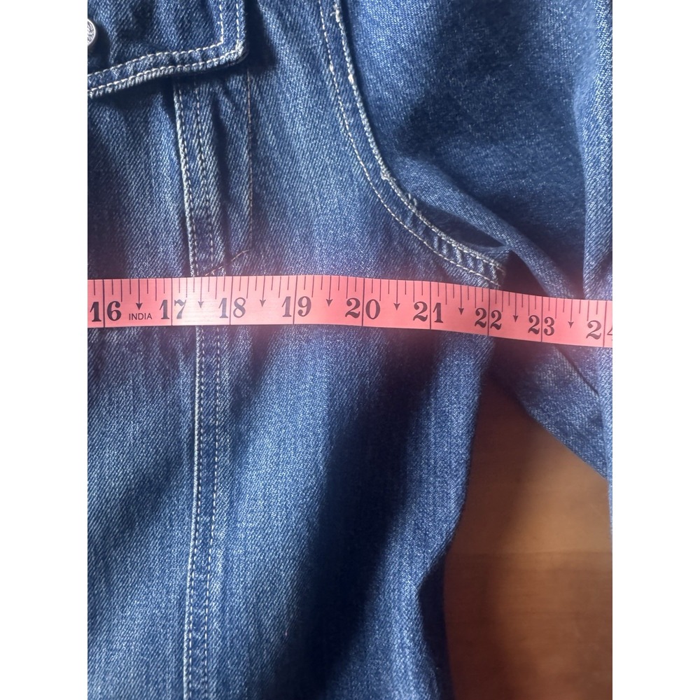 Gap Good Girl Gone Bad Woman's Extra Large‎ Dark Denim Jacket Western Cowgirl - Picture 9 of 10
